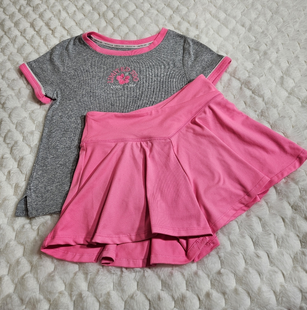 Limited Too matching outfit, Gray And Pink, Size Medium 10